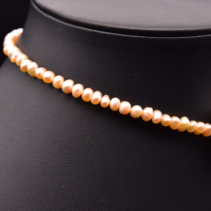 Barroco natural collar de perlas de agua dulce exquisita moda versátil cadena de clavícula para niñas accesorios accesorios accesorios al por mayor