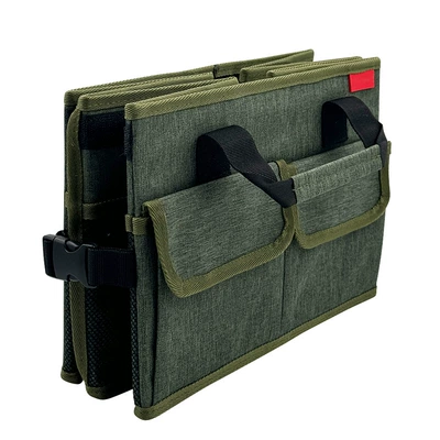Foldable Storage Box Car Storage – Car storage bag/box - green-green-binding-32w-x-24h-x-60cm