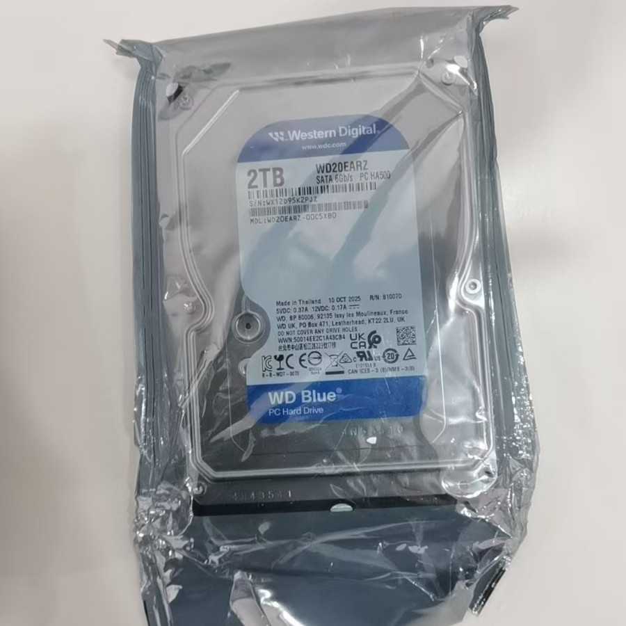 Hikvision/Western Digital/Seagate 2Tb 5400 to 3.5inch Monitoring Special Hard Drive