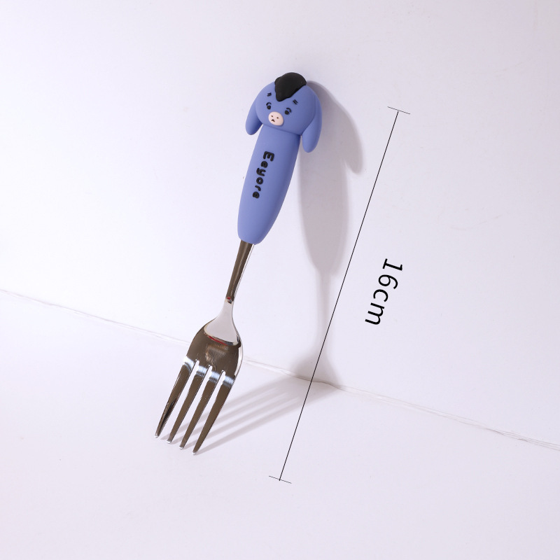 Disney cucharas de acero inoxidable cucharas portátiles cucharas de dibujos animados cucharas para niños cucharas de sopa caseras