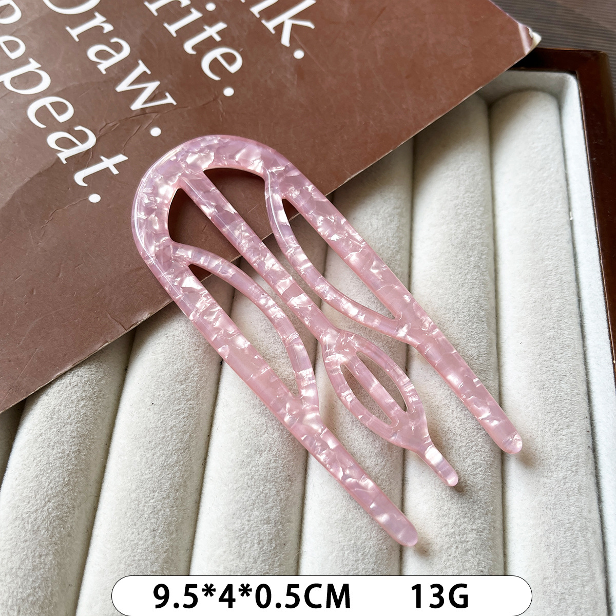 Clipper de cabello de PVC grande en forma de U, pellizco de cabello de mujer, nuevo estilo chino, nuevo estilo de cabello de alta calidad image 8