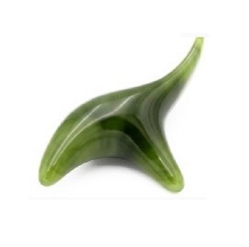 녹색 삼각형 핀치 마사지