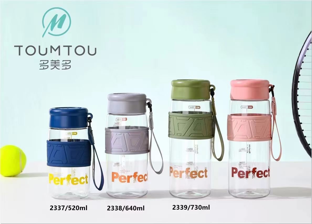 Dometo 2024 nueva taza espacial de gran capacidad 1000ml deportiva al aire libre botella de plástico taza portátil al por mayor