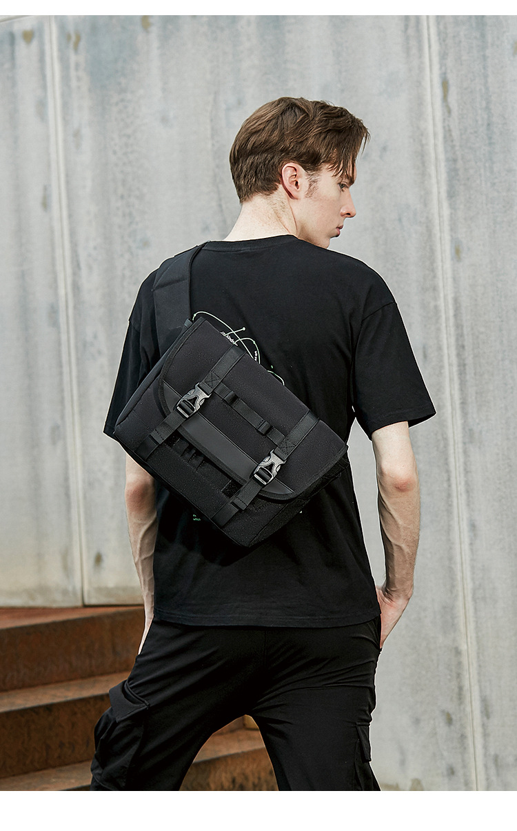 Borsa a tracolla classica da uomo, messenger bag in stile urban_voghion.com