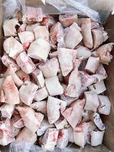 供应国产新鲜猪蹄切块 冷冻猪手粒 猪手猪脚饭店食堂猪蹄块纯干货