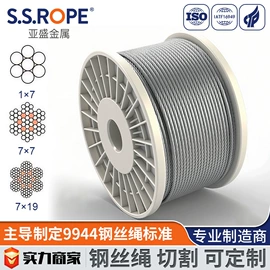 钢丝绳;钢丝绳索具;金属丝绳