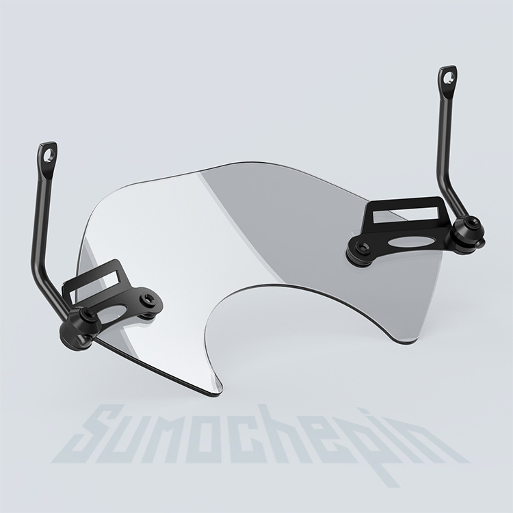 Suitable for Honda Ns125La Windshield Small Windshield Competitive Windshield Retro Accessories Ns150La Front Windshield Modification