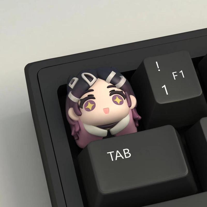 賢者キーキャップ、大胆不敵な契約ゲーム、乳母キーキャップ、樹脂メカニカルキーボード、パーソナライズされた立体キーキャップ、カスタマイズ|undefined