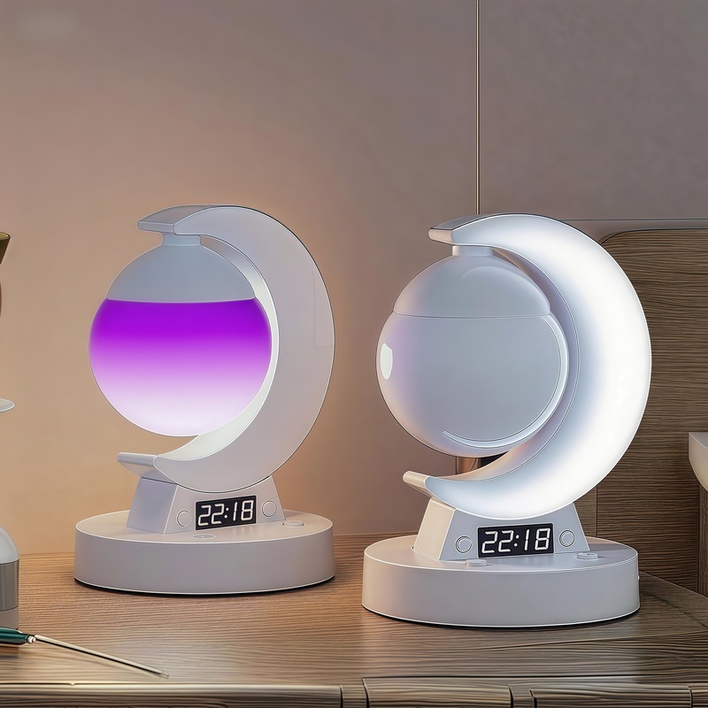星球月夜灯床头灯高级感七彩氛围灯小夜灯双灯情调浪漫遥控睡眠灯|undefined