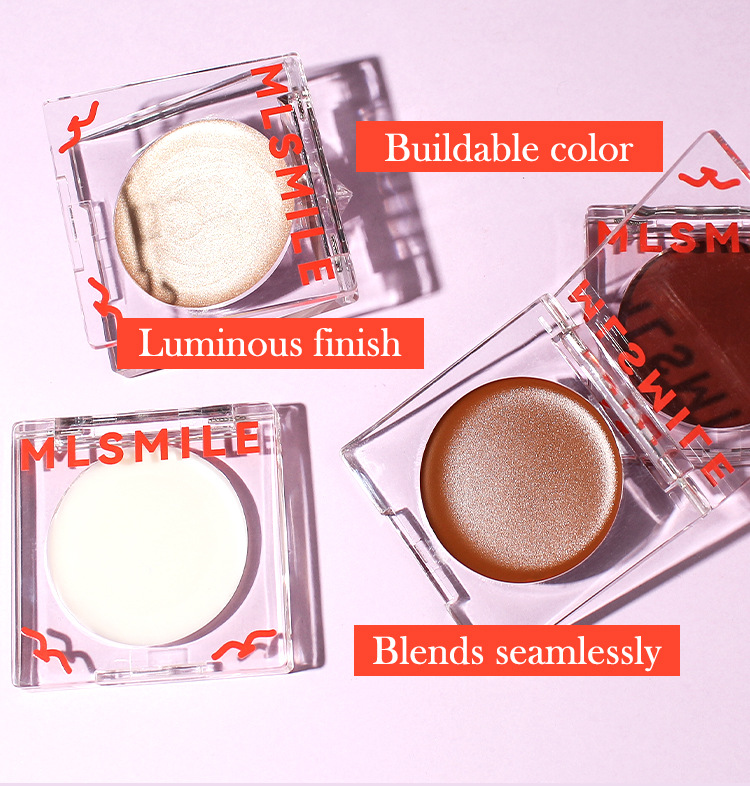 MLSMILE Cross-Border Exclusive Cream Matte Natural Highlight Contour Rouge Easy To Apply Moisturizing Blush Palette_voghion.com
