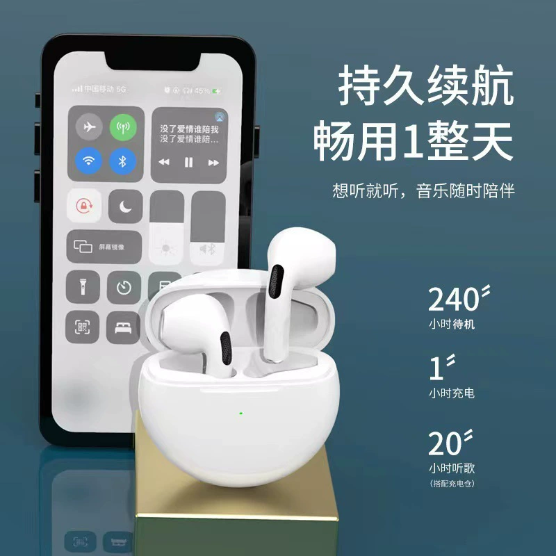 Яблоко, совместимо удлиненные наушники, (跨境贸易), pro6, bluetooth, Android