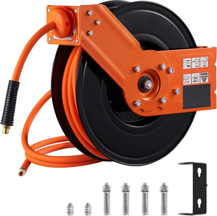 Factory Direct Sale High-Quality Telescopic Hose Reel 5 Feet, Wall-Mountable Heavy-Duty Single-Arm Steel Hose Reel
