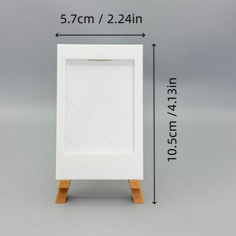 Cross-border bestseller: 3D printed/ easel photo frame cards instantly turn into Polaroids, insert photos/ color may vary depending on the actual product