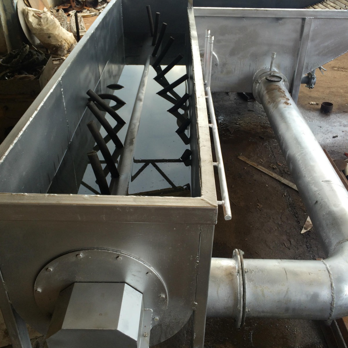 供应屠宰设备弯式烫毛机 鸡鸭鹅自动浸烫池 家禽宰杀流水线设备