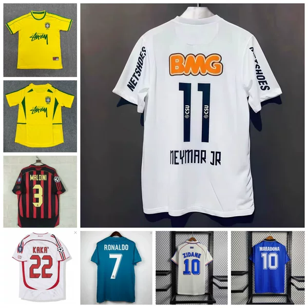 Vintage 2012 Santos jersey, Santos commemorative edition football shirt, No. 11, Neymar, cross-border Brazilian signed version