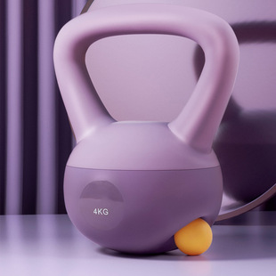Yoga soft kettlebell women's fitness home pot dumbbell pvc kettlebell squat practice hip strength training equipment