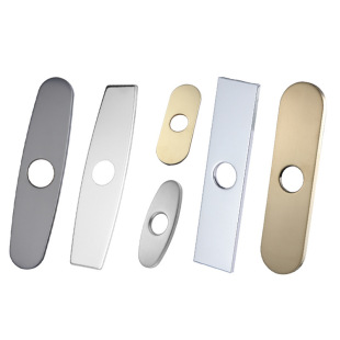 Customized Stainless Steel Faucet Panel Bathroom Kitchen Single Hole Faucet Decorative Panel Bathroom Hardware Accessories