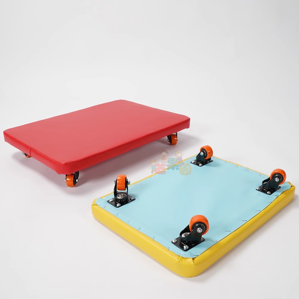 Scooter de software cuadrado de cuatro ruedas, tablero de equilibrio para niños, juguete de vestíbulo, equipo de entrenamiento de integración sensorial, ayudas didácticas, deportes domésticos