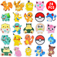 钻石贴画diy手工制作材料 儿童益智玩具可爱美少女卡通创意贴画纸