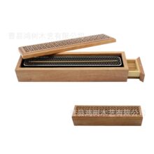 木制线香燃烧器家用木制线香盒长方形木制香盒实木熏香底座