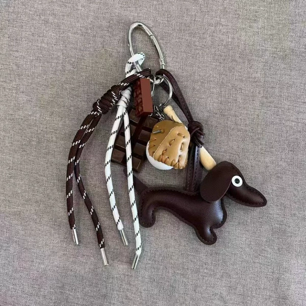 Salmonic dog baseball brown -white rope chocolate baseball upgrade model (elliptical buckle)