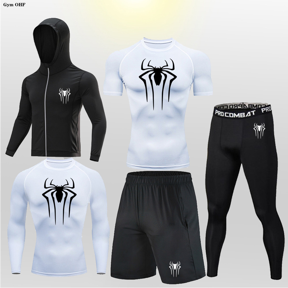 Women's Clothing Women's Sportswear Set Breathable Quick Drying Lightweight Five Piece Casual Sports Outfit With Long And Short Sleeve Options_voghion.com