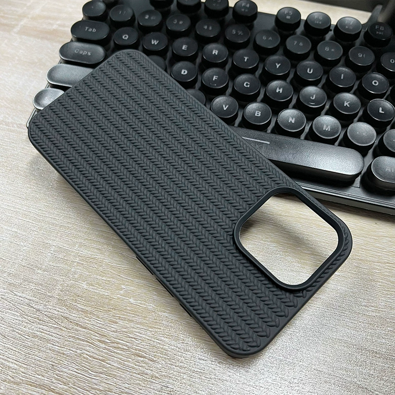 Чехол для телефона (Apple iPhone) с вязаным узором, совместим с серией iPhone 11–17, вес 0,03 кг