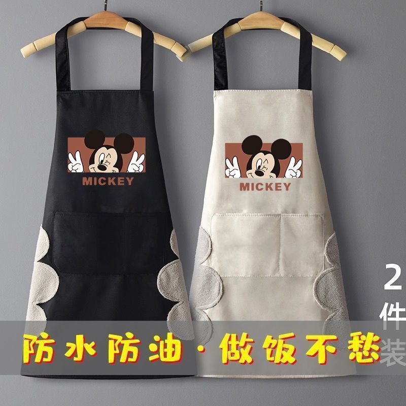 2025 New Style Apron for Home Kitchen, Waterproof and Oil-Proof Workwear, Fashionable and Cute Summer Sleeveless Coverall