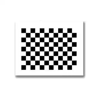 기계 비전 바둑판 교정 보드 고정밀 확산 반사 12X9 흑백 그리드 OPENCV 카메라 교정 보드