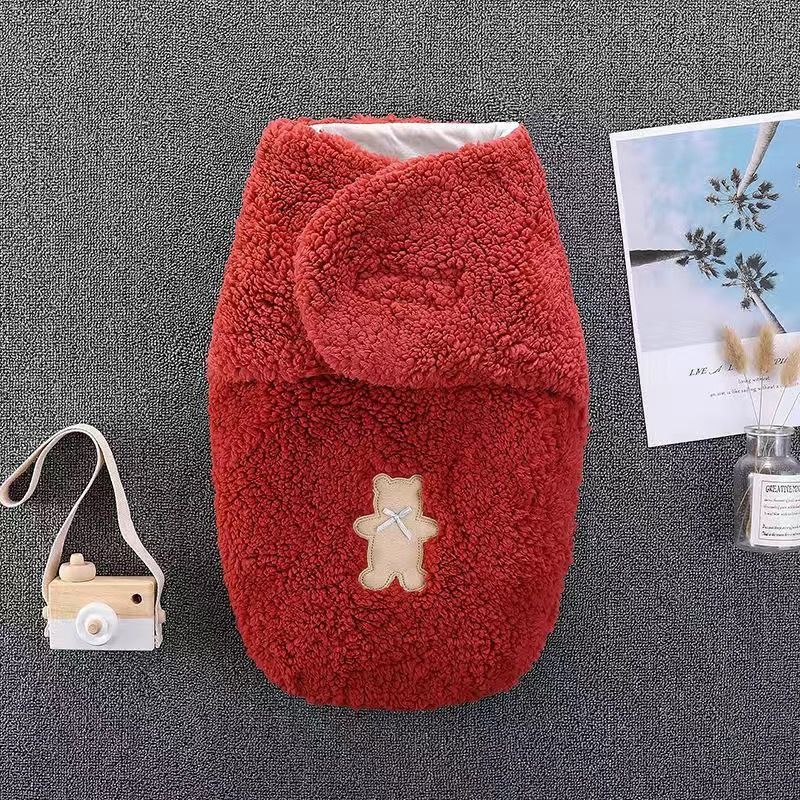 Bebé abraza bolsa de dormir otoño-invierno engrosado frío y cálido recién nacido paquete de salida - mes