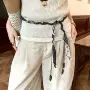 手工印花复古串珠腰链