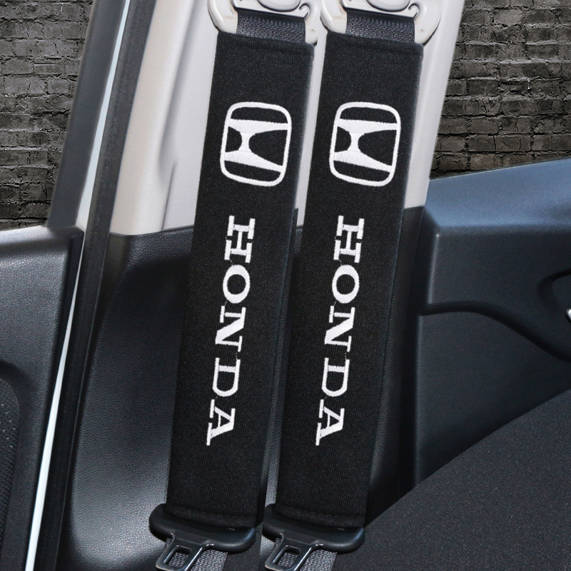 (2개) ACCORD CIVIC CRV FIT XRV에 적합한 자동차 안전 벨트 어깨 패드 자동차 머리 받침 목 베개 베개