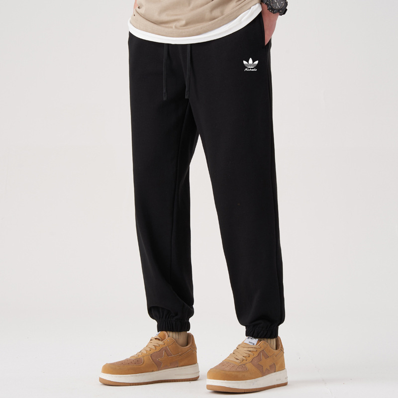 Heavy Weight 350g Casual Sweatpants Men's 2025 Autum New Men's and Women's Same Style Sports Clover Loose Leggings Pants