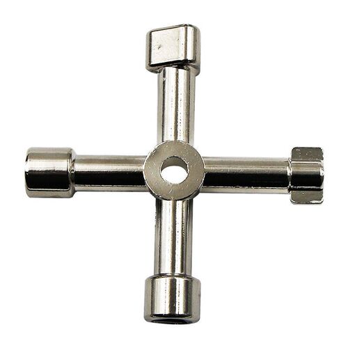 Water meter valve key, multipurpose wrench tool, internal triangular key, square electric control cabinet key, elevator cross key