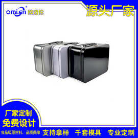 现货手提铁盒 马口铁午餐盒 提手铁罐 奥特曼玩具收纳