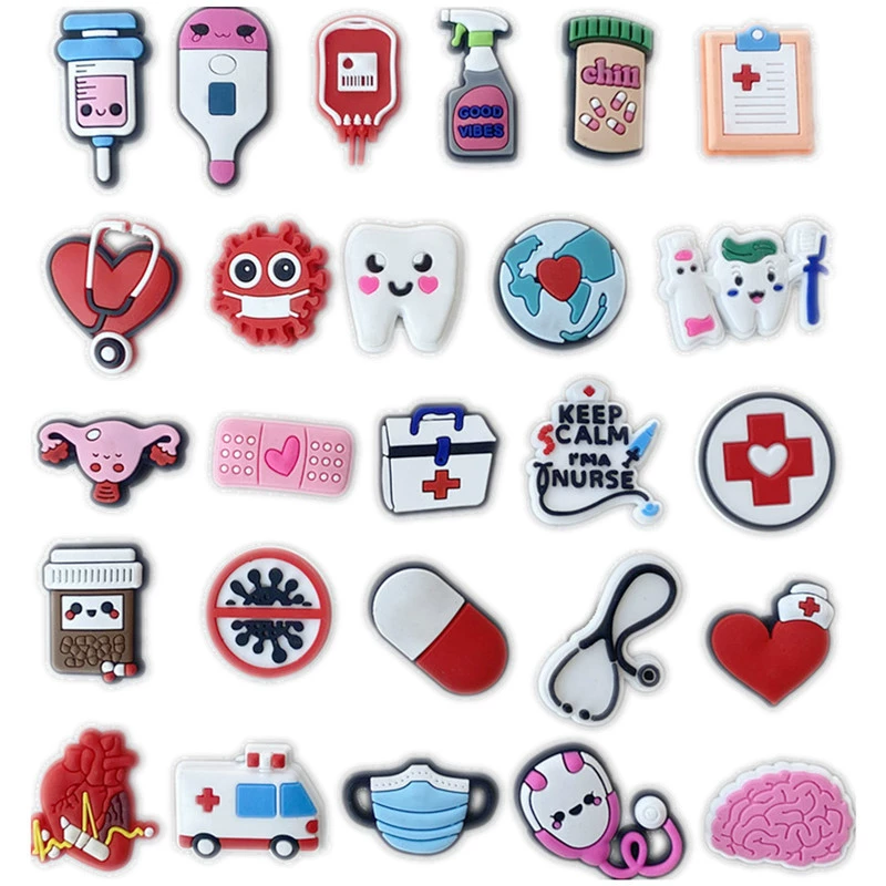 Пещерная Обувь Аксессуары для рукоделия Медицинская спасательная обувь цветок Съемная ПВХ мягкая резиновая Пряжка для обуви аксессуары оптом