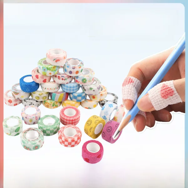 Self-Adhesive Bandage Finger Protector Non-Woven Elastic Pet Tattoo Nail Art Self-Adhesive Glue Pet-Friendly Protection