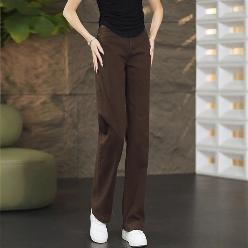 Women's Pants 2025 New Cotton Soft Jeans Women's Spring & Fall Women's Retro Pants Casual Winter Narrow Straight Pants Women's Pants 2025 New Cotton Soft Jeans Women's Spring & Fall Women's Retro Pants Casual Winter Narrow Straight Pants