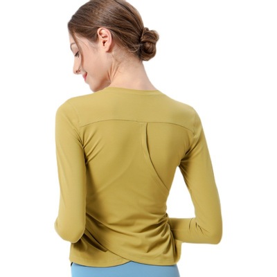 运动紧身衣女长袖秋冬加绒保暖瑜伽服套装速干弹力跑步训练健身衣|ms