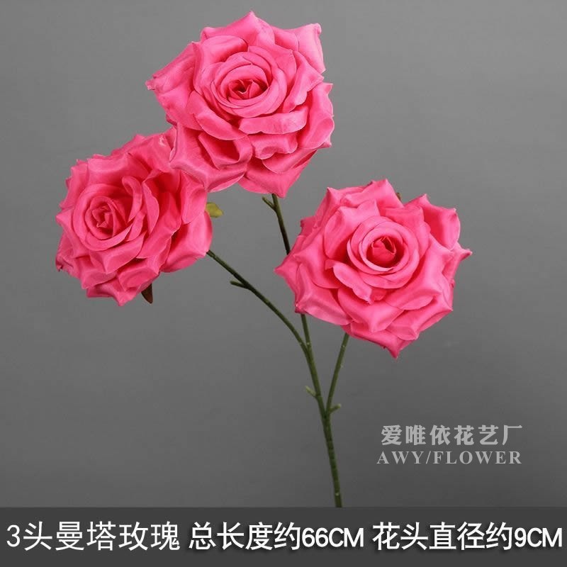 Franela de flores artificiales Cascada de rosas Decoración de flores falsas Pared de fondo Red de celebridades perforada Decoración de rosas Centro comercial Pared de cártamo