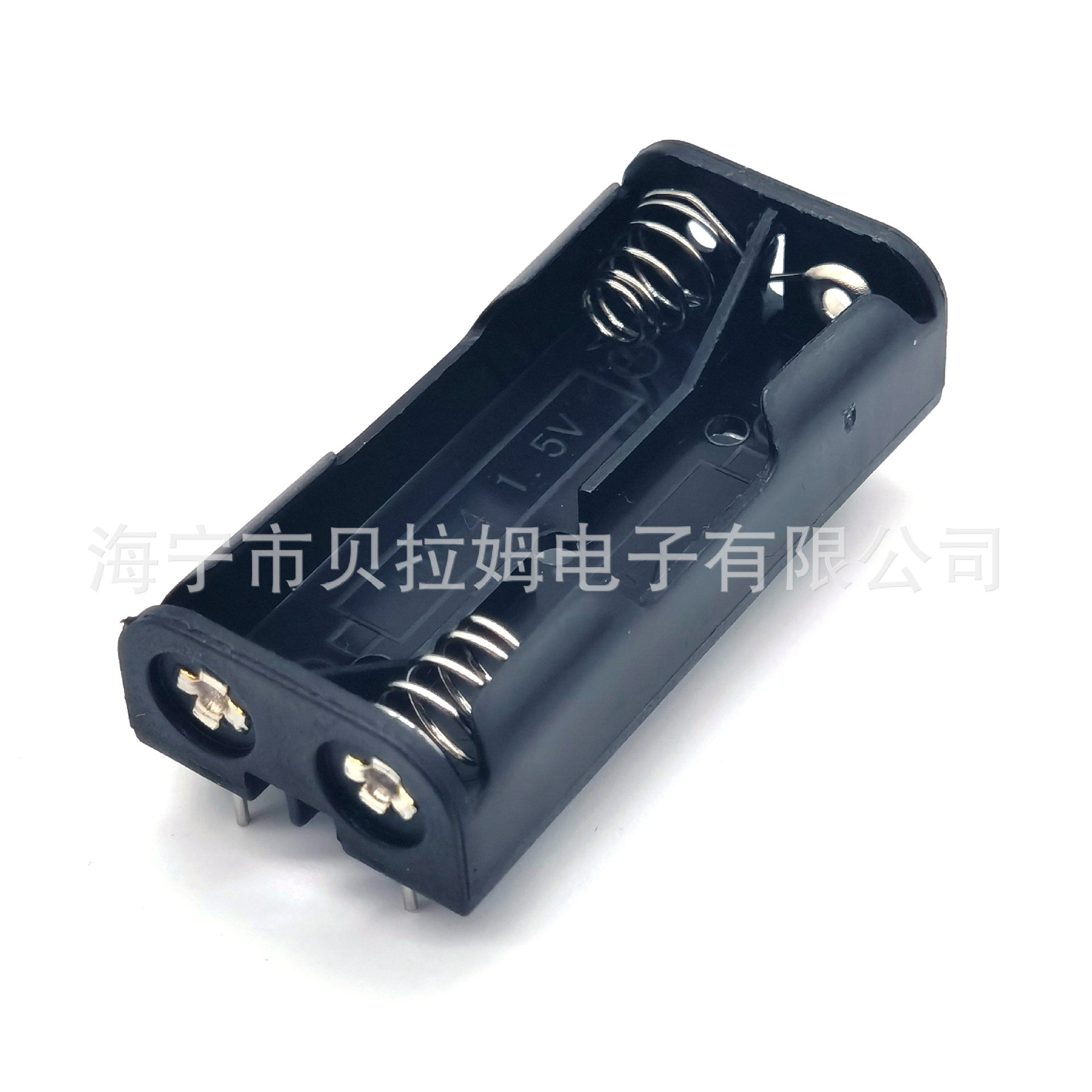 2AAA七号双节两节7号2节UM4*2带PCB穿孔插针电池盒