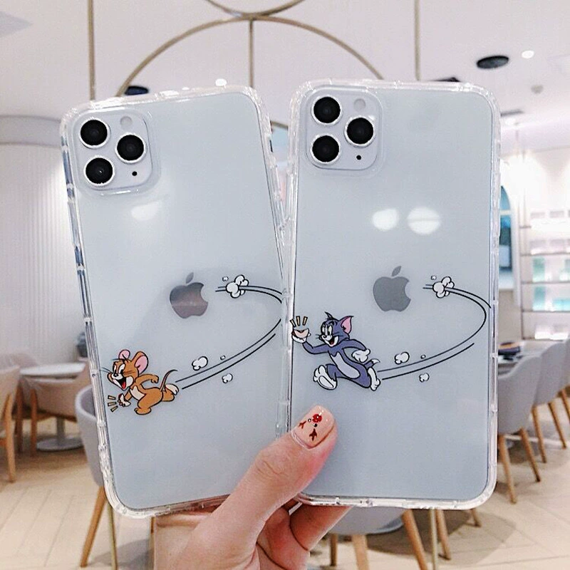 Яблоко, мультяшная креативная чехол для телефона, iPhone 15, прозрачный защитный чехол, iphone, защита от падения