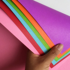 4K Kindergarten Children's Craft Cardstock Origami 4-Open Large White and Black Double-Sided Color Thick Student Hard Cardstock