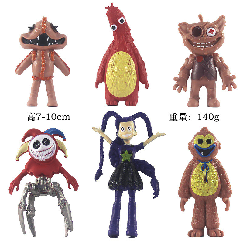 Cross-Border New Product 3-4inch Poppy Playtime Chapter 5 Doll Figurines and Accessories in Bags, 6-8 Styles