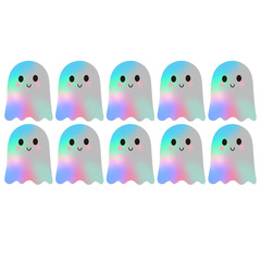 クロスボーダー新製品ハロウィンクリスマスホリデーレーザーラベルオフィス文具装飾ラベルシール防水ステッカー