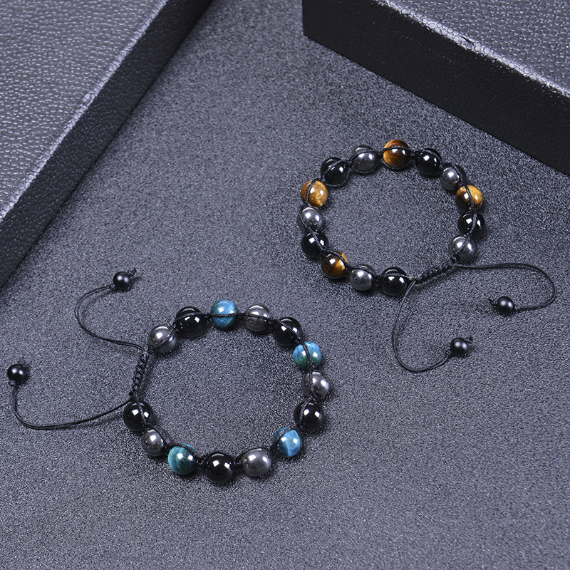 Fashion Gradient Color Agate Handmade Bracelets 1 Piece