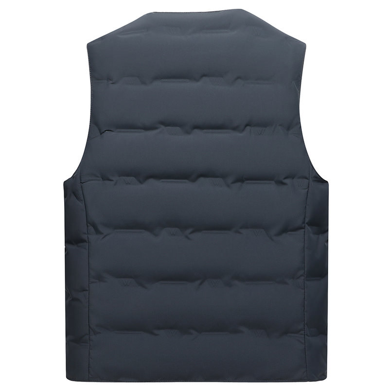 Uomo 90 velluto 2024 autunno e inverno nuovo stile, gilet caldo casual da uomo di mezza età, piumino_voghion.com