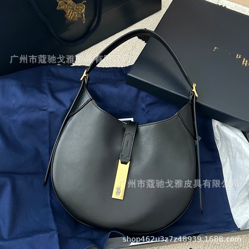 Cross-Border Hot-Selling Raffaello Crescent Bag, Genuine Leather Underarm Bag, Croissant Bag, Old Money Style, High-End Feel, Single Shoulder Crossbody Saddle Bag Cross-Border Hot-Selling Raffaello Crescent Bag, Genuine Leather Underarm Bag, Croissant Bag, Old Money Style, High-End Feel, Single Shoulder Crossbody Saddle Bag