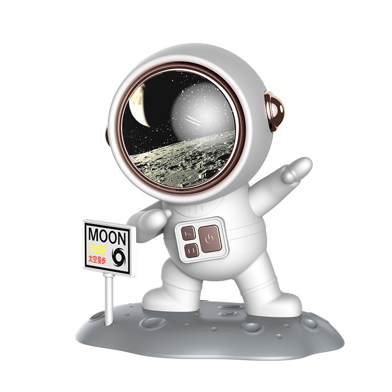 ブルートゥースのスピーカー宇宙飛行士の小さいスピーカーのデスクトップのブルートゥースの小さい音響の祝日の贈り物のブルートゥースのスピーカー|undefined