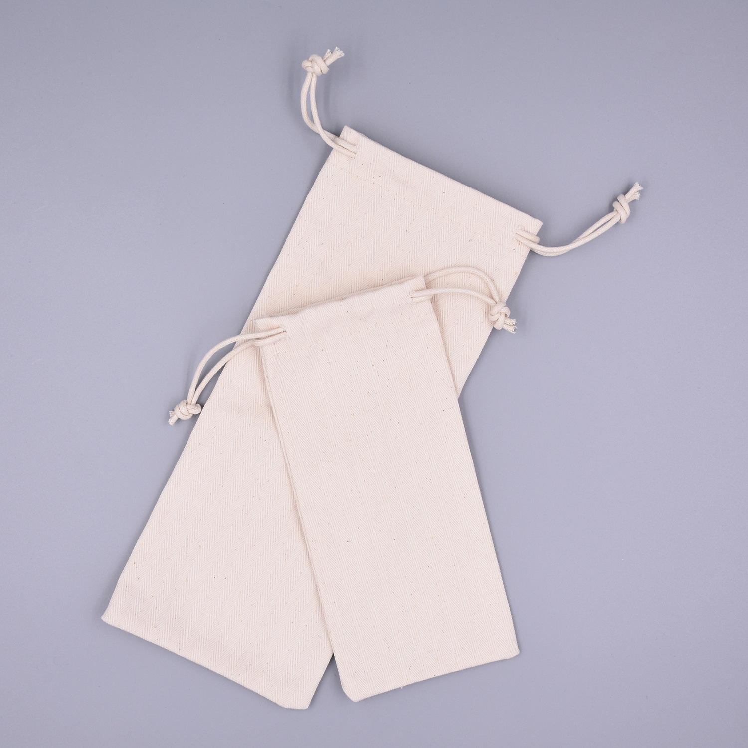 厂家直销本白化妆品防尘文玩收纳袋纯棉麻布袋子禅意束口袋定制